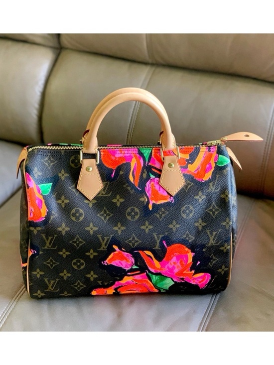 Louis Vuitton Handbags - LOUIS VUITTON Stephen Sprouse Roses Speedy 30 Monogram Classic Bag